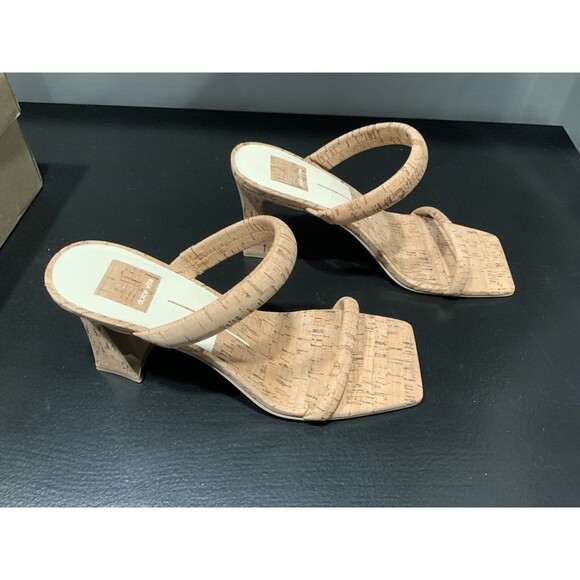 DOLCE VITA NOVAH Cork Heel Sandal Size 8 - Picture 3 of 6